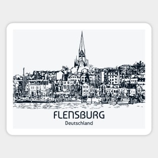 Flensburg - Deutschland Magnet